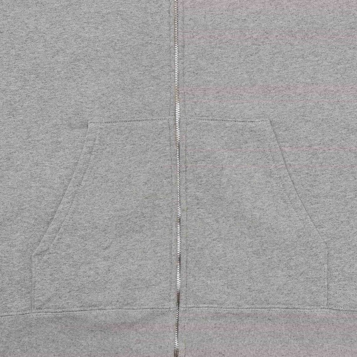 GaIIery Dept. [Big & Tall for weights up to 260 lbs]1:1 quality version Denim Layered G Patch French Slogan Full Zip Hoodie 29545408