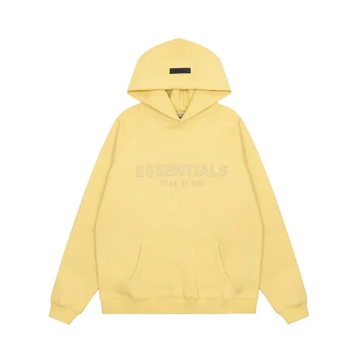 [50% Off]Fear Of God (Essentials) Veneer Letter Print hoodie&pant 6 colors