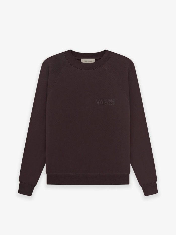 Fear Of God (Essentials) [Big & Tall for weights up to 220 lbs]1:1 quality version 3D Silicone Letter Pullover Sweatshirt 6 colors 29547523