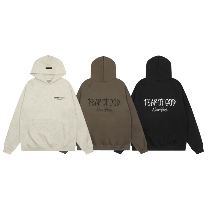[50% Off]Fear Of God (Essentials) Handwritten Logo hoodie 3 colors