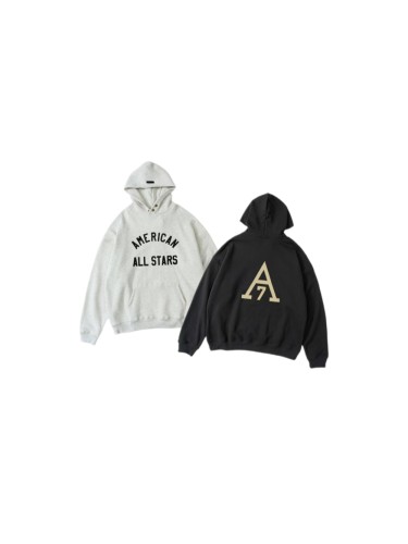Fear Of God (Essentials) Front Arched Letter Back A7 Logo Varsity Hoodie 2 colors 29547446