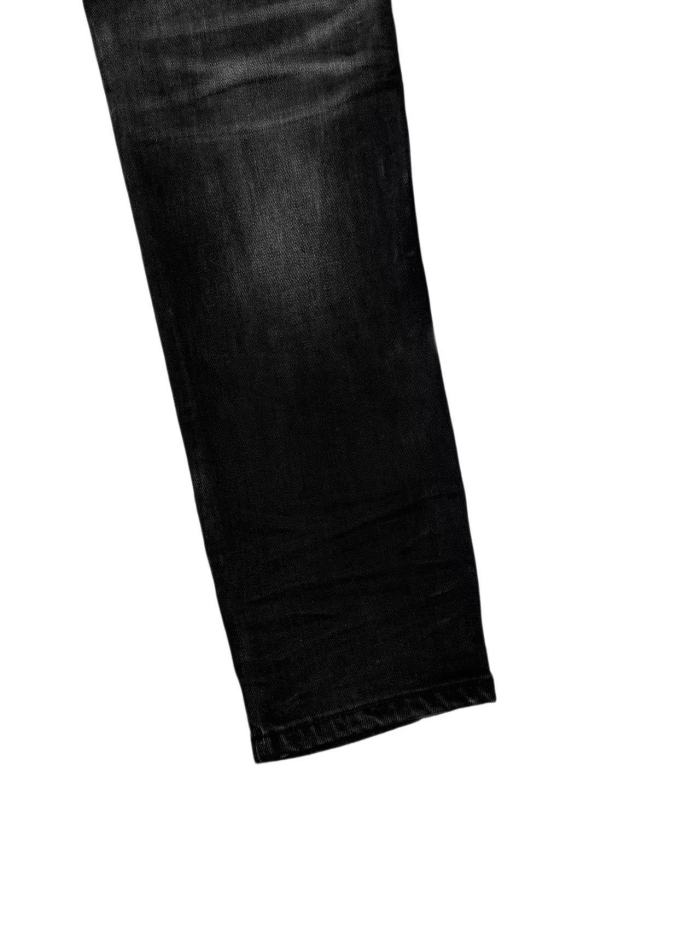 Amiri 1:1 quality version Washed Distressed Patches Hollywood Letter Embroidery Slim Jeans 29547669