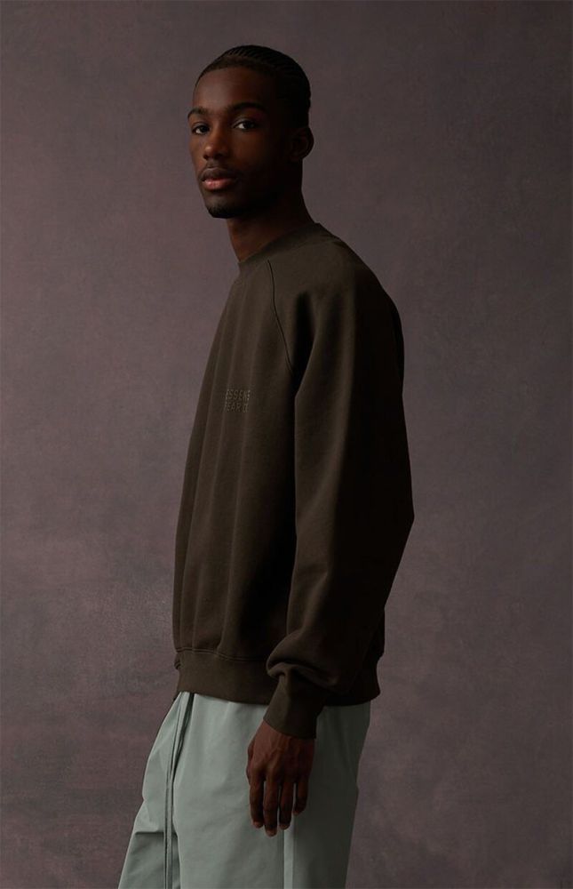 Fear Of God (Essentials) [Big & Tall for weights up to 220 lbs]1:1 quality version 3D Silicone Letter Pullover Sweatshirt 6 colors 29547523