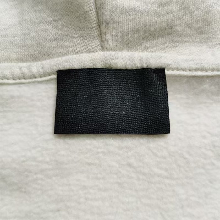 Fear Of God (Essentials) Front Arched Letter Back A7 Logo Varsity Hoodie 2 colors 29547446