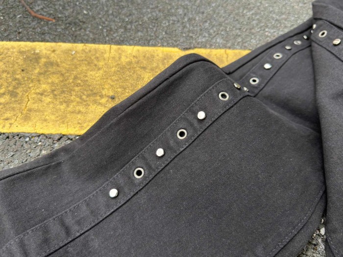 Purple Brand Black Side Rivet Eyelet Detail Flare Jeans 29554971