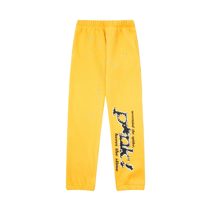 [50% Off]Young Thug-Sp5der Pink! Colorful star dot print hoodie & pants set