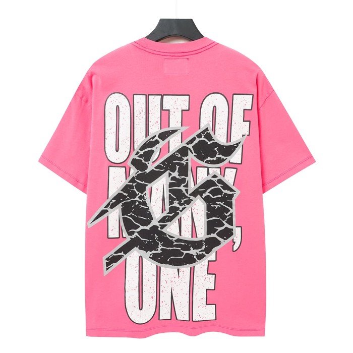 Godspeed Statue Of Liberty Basketball Print Back Slogan Cracked Logo Washed T-Shirt 2 colors 29555594