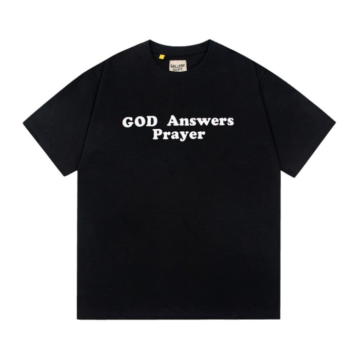 [50% Off]GaIIery Dept. Retro gold foil logo Washed Print tee