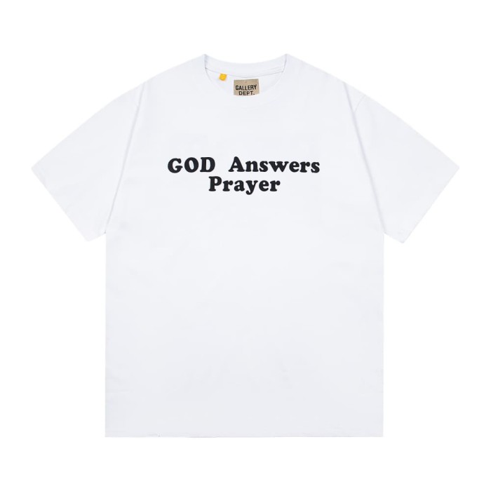 [50% Off]GaIIery Dept. Retro gold foil logo Washed Print tee