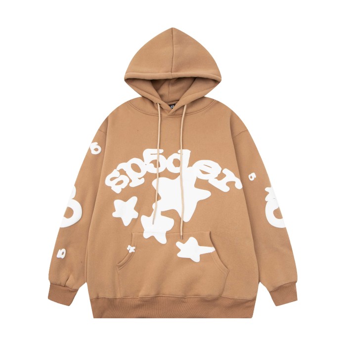 [50% Off]Young Thug-Sp5der Digital number 5 and stars Print hoodie & pants set