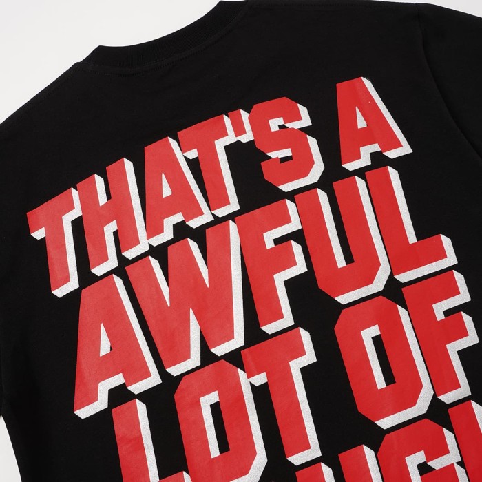 Cough Syrup Front Cup Lip Print Back Bold 3D Slogan Tee 29557044