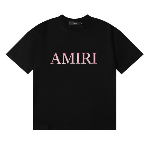 [50% Off]Amiri Pink logo Print tee 2 colors