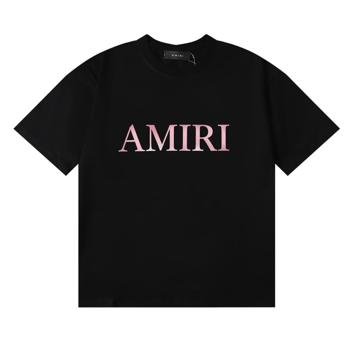 [50% Off]Amiri Pink logo Print tee 2 colors