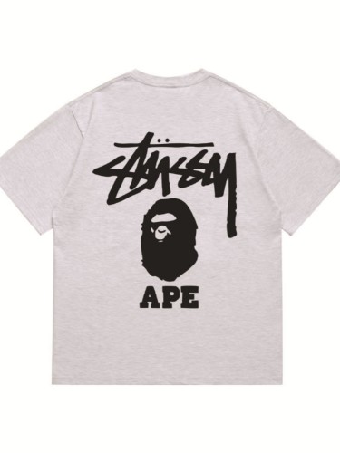 [50% Off]A Bathing Ape Stus*y collaboration Ape Print tee 15 colors