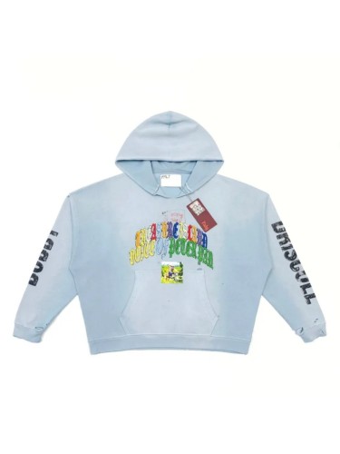 Paly Hollywood [Big & Tall for weights up to 220 lbs] 1:1 quality version Paly Hollywood Light Blue Graphic Hoodie