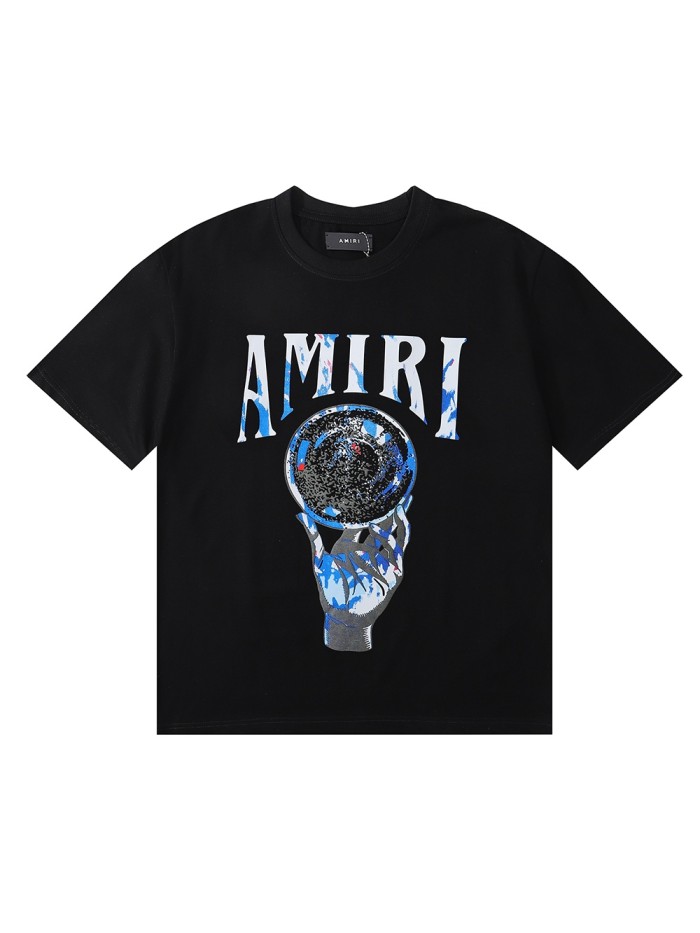 [50% Off]Amiri Crystal Ball Print tee 2 colors