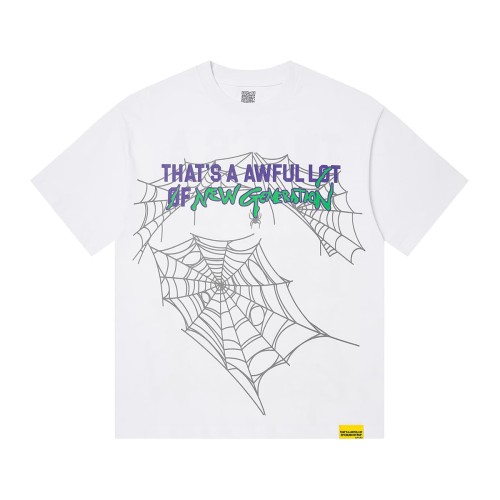 Cough Syrup Spider Web Drip Slogan Front Back Print Tee 2 colors 29557033