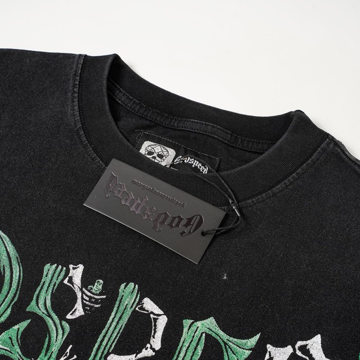 Godspeed Western Cowboy Skeleton Cactus Gothic Letter T-Shirt 2 colors 29557054