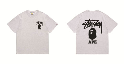 [50% Off]A Bathing Ape Stus*y collaboration Ape Print tee 15 colors