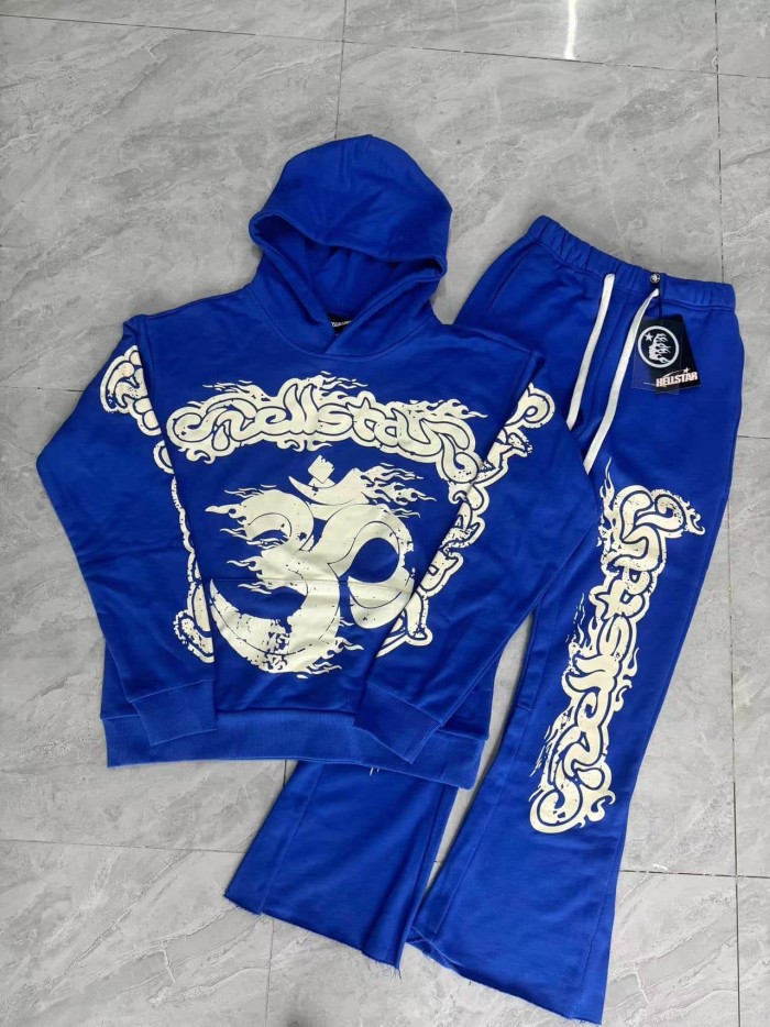 [50% Off]Hellstar Studio 30 flowing clouds Print hoodie & pants set 2 colors