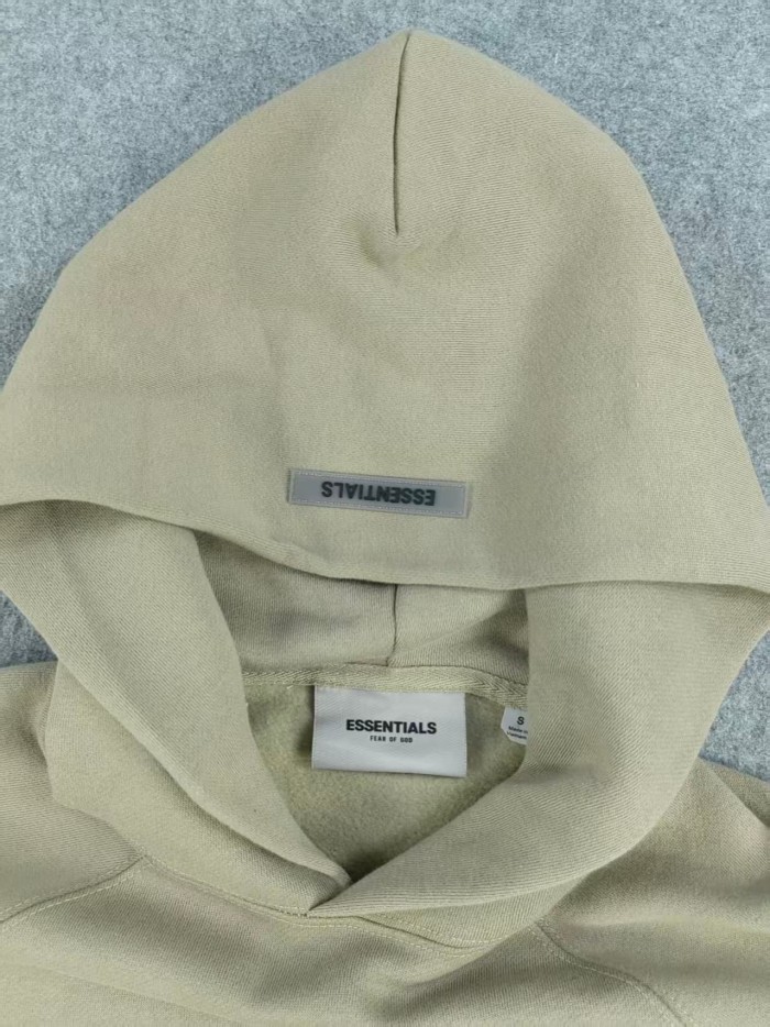 Fear Of God (Essentials) 1:1 quality version 3D Silicone Letter Cuff 3M Pullover Hoodie 7 colors 29409448