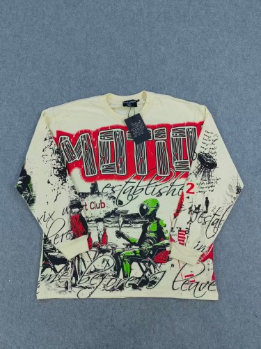 Mixed Emotion 28367493 Full-print Alien Art Club Hand-painted Crew Neck Sweatshirt