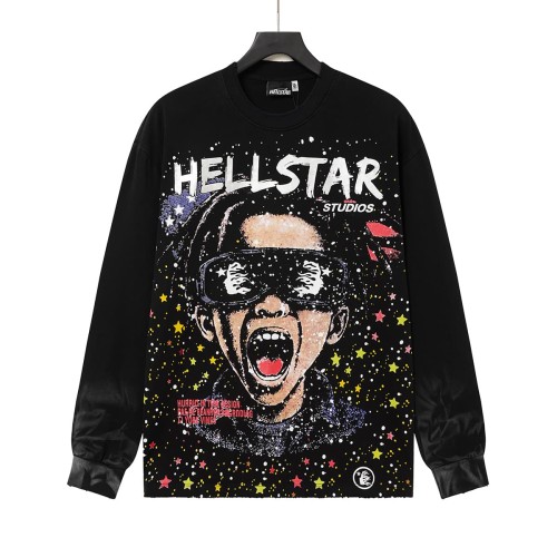 Hellstar Studio Kid Sunglasses Portrait Color Star Slogan Long Sleeve T-Shirt 29558862