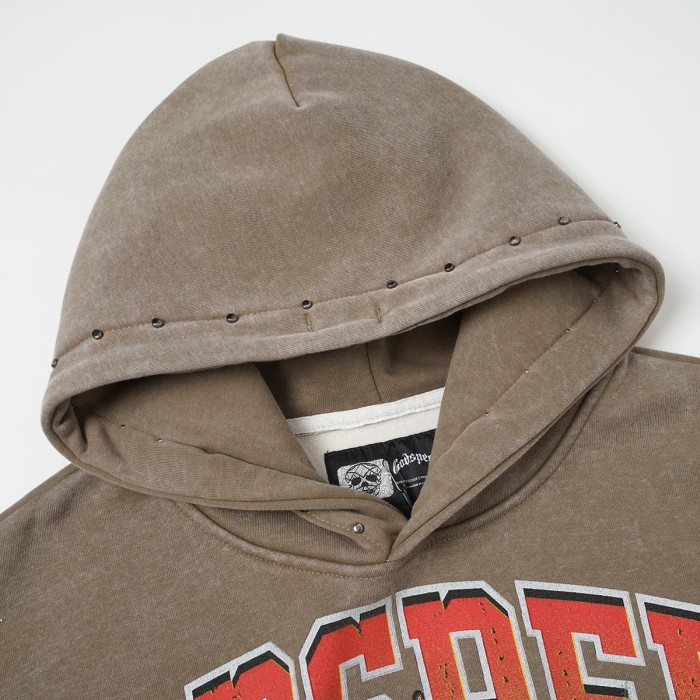 Godspeed Statue Of Liberty Basketball Cracked Letter Logo Washed Fleece Hoodie 2 colors 29563849