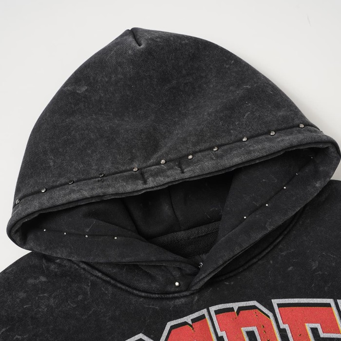 Godspeed Statue Of Liberty Basketball Cracked Letter Logo Washed Fleece Hoodie 2 colors 29563849