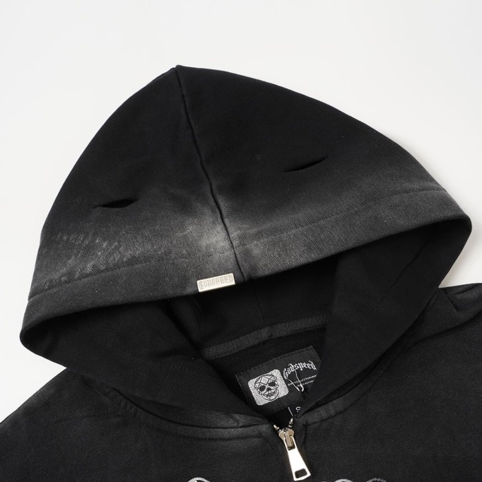 Godspeed  Astronaut Pyramid Sphinx Graphic Front Moon Pyramid Astronaut Print Hoodie 29563900