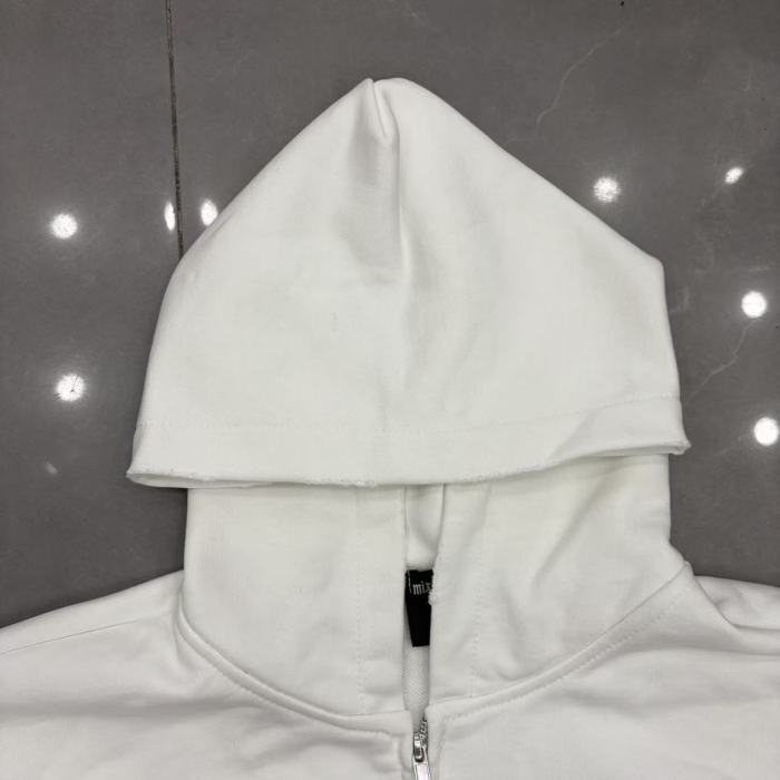 Mixed Emotion Cupid Archer Angel Emotion Spray Letter Print Zip Up Hoodie 29567693