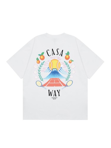 [50% Off]Casablanca Orange tennis Print tee 2 colors 28383708