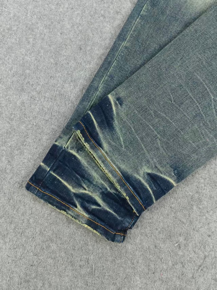 Purple Brand   1:1 quality version Vintage Washed and Rubbed Jeans 2 colors