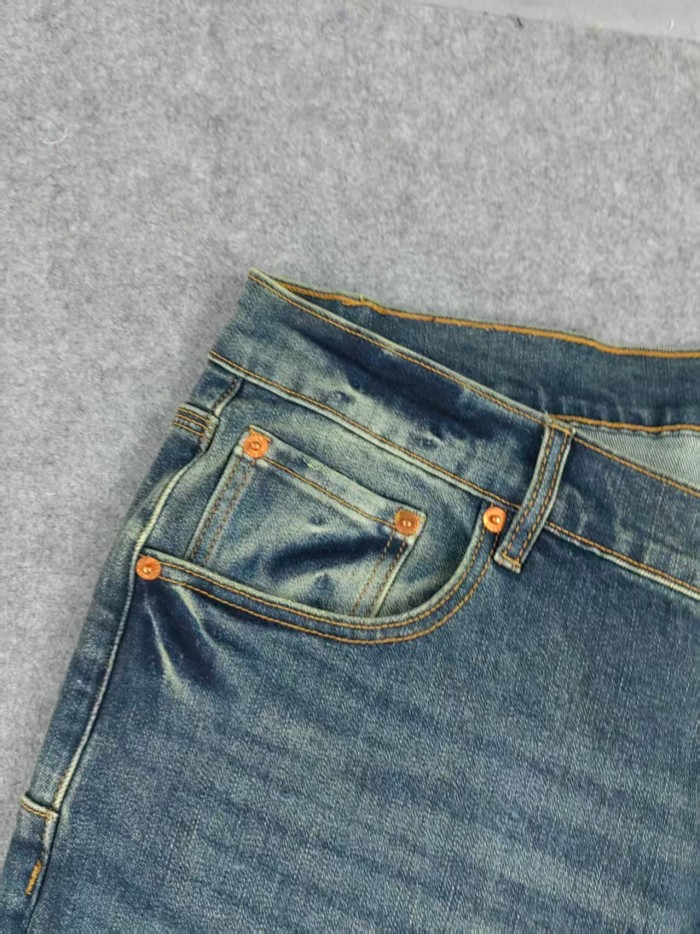 Purple Brand   1:1 quality version Vintage Washed and Rubbed Jeans 2 colors