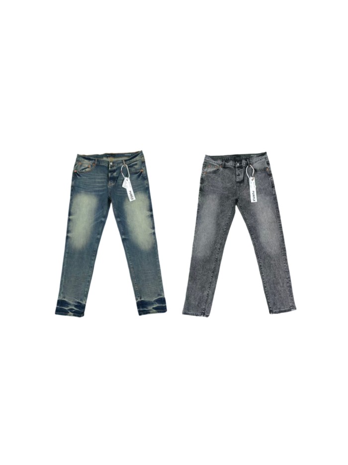 Purple Brand   1:1 quality version Vintage Washed and Rubbed Jeans 2 colors