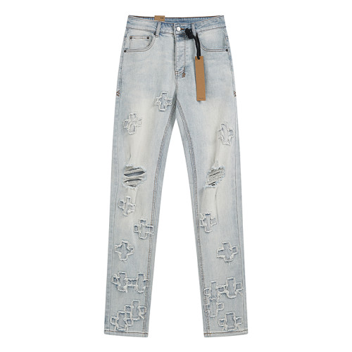[50% Off]Ksubi KS9004 Slim-fit ankle-length Jeans