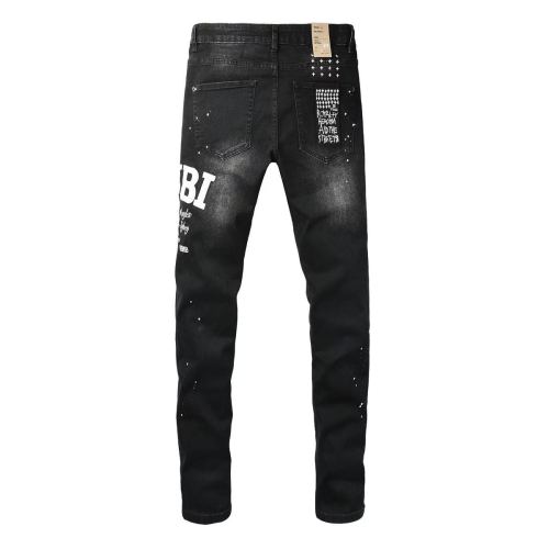 Ksubi 1:1 quality version Large Letter Embroidery City Script Paint Splatter Slim Fit Jeans 29570938