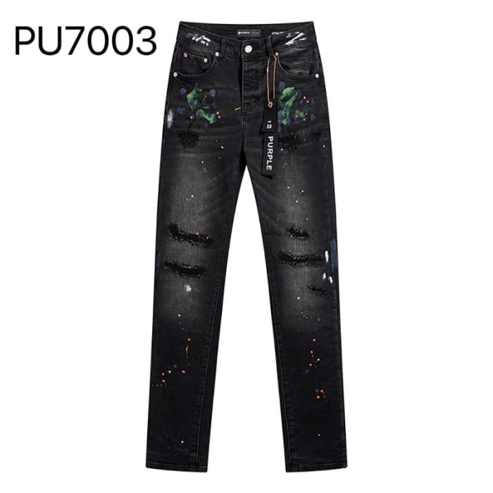 [50% Off]Purple Brand PU7003 Slim-fit ankle-length Jeans