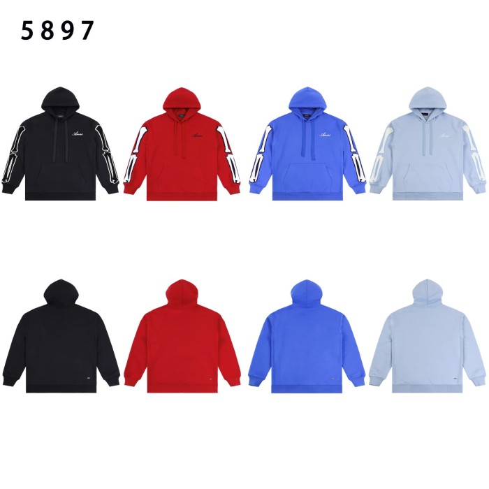[50% Off]Amiri Bone towel embroidery hoodie 4 colors
