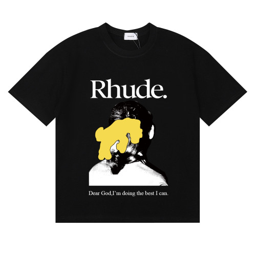 [50% Off]Rhude Yellow graffiti Print tee 3 colors