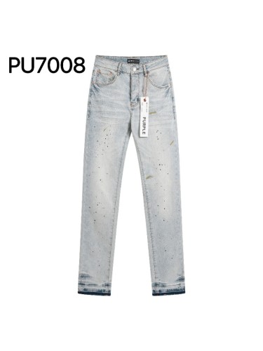 [50% Off]Purple Brand PU7008 Slim-fit ankle-length Jeans