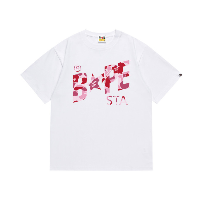 [50% Off]A Bathing Ape Ape man head star Print tee 2 colors