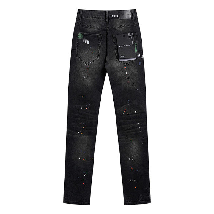 [50% Off]Purple Brand PU7003 Slim-fit ankle-length Jeans