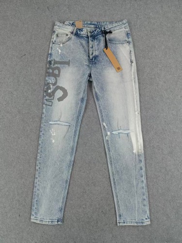 Ksubi 1:1 quality version Washed Graffiti Letter Print Paint Splatter Ripped Skinny Denim Jeans 29461416